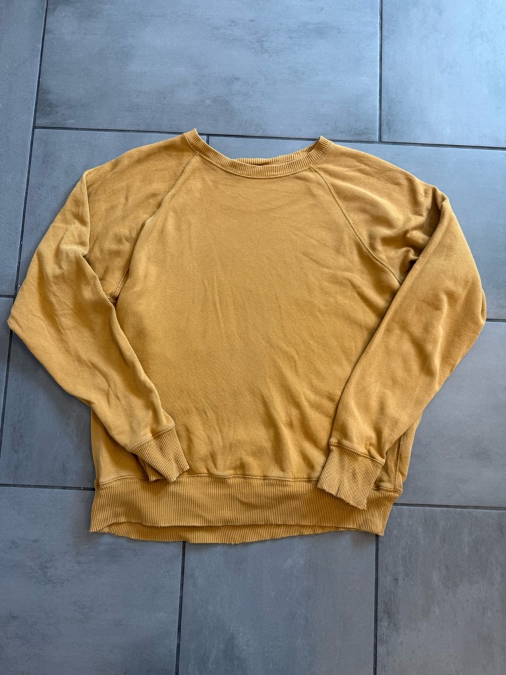 Aerie Cozy City Crewneck in Gold